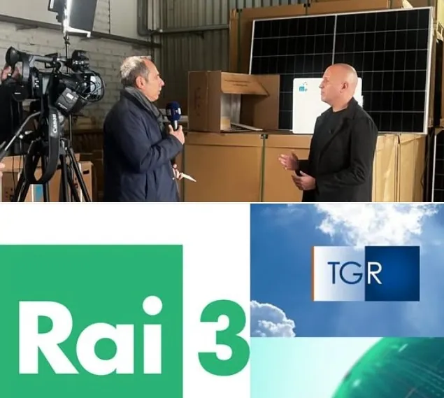 Al TG3 parliamo di Fotovoltaico e vantaggi